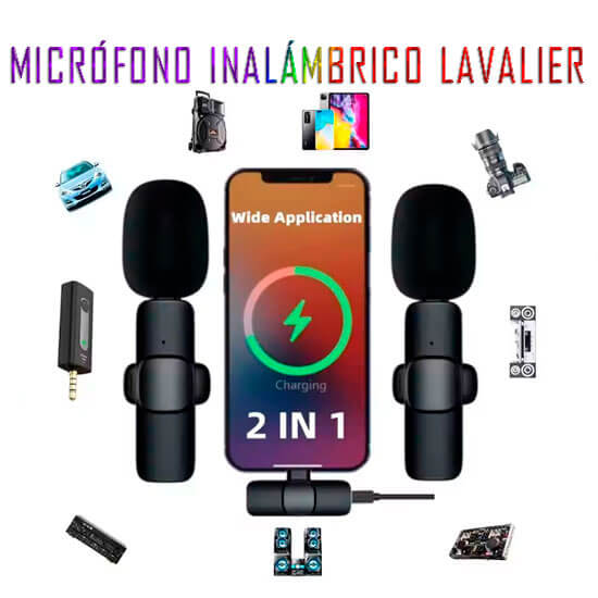 Micrófono Inalámbrico Lavalier