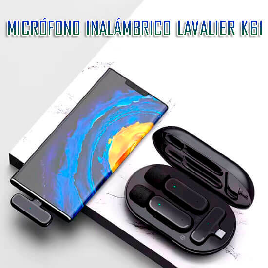 Micrófono inalámbrico Lavalier k61