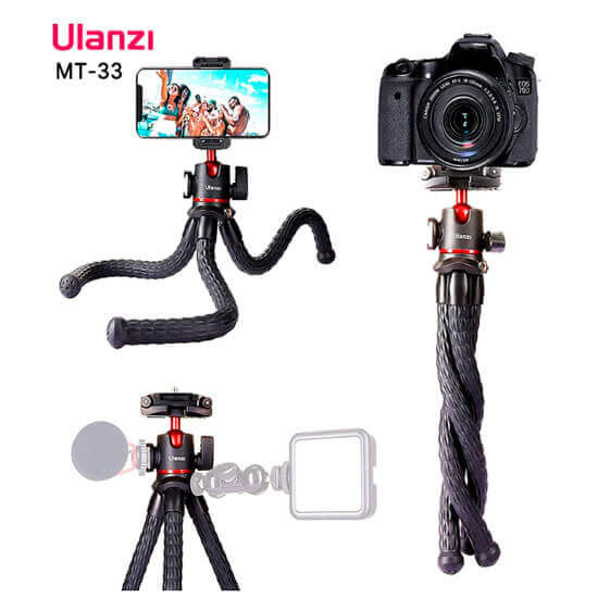 trípode de pulpo flexible ulanzi