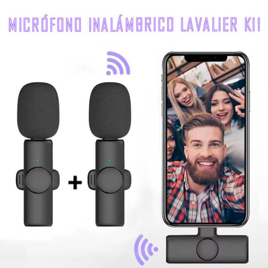 Micrófono inalámbrico lavalier k11