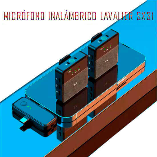 Micrófono inalámbrico lavalier sx31
