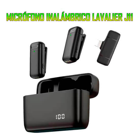 Micrófono inalámbrico Lavalier j11 1