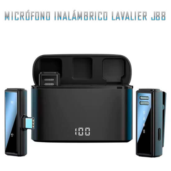 Micrófono inalámbrico lavalier J88
