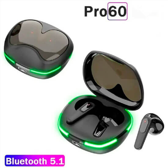 Auriculares inalámbricos tws pro 60 1